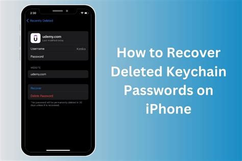 how to recover keychain password.